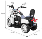 NightBike Chopper White