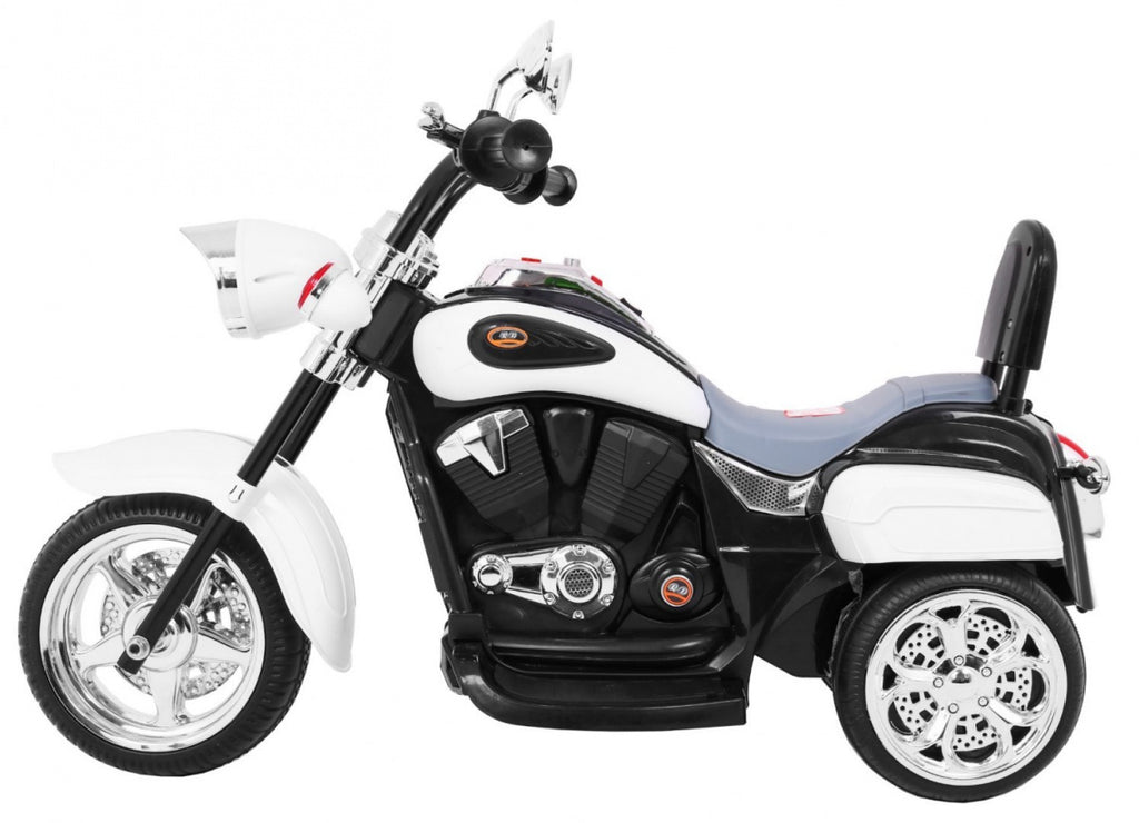 NightBike Chopper White