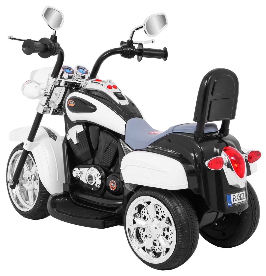 NightBike Chopper White