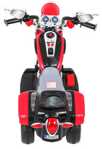 Elektrická motorka NightBike Chopper 6 V – červená