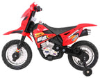 Elektrická motorka Cross 6 V – červená