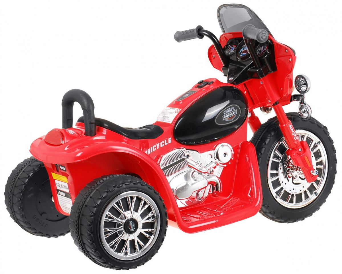 Elektrická motorka Chopper 6 V – červená