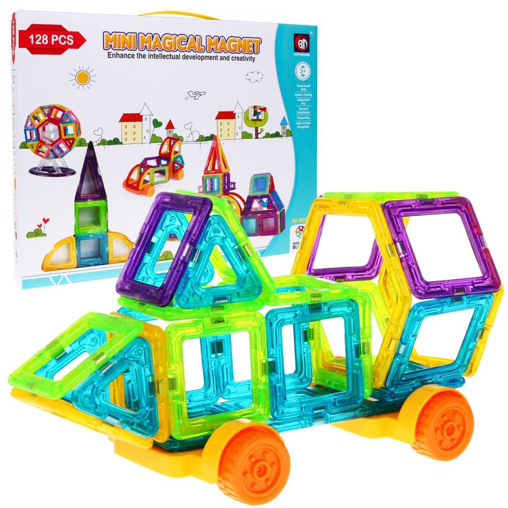 Huge set of magnetic bricks 128 PCs
