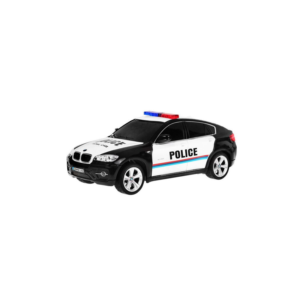 RC policajné auto BMW X6 1:24 – čierne