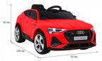Elektrické autíčko Audi E-Tron Sportback 12 V – červené