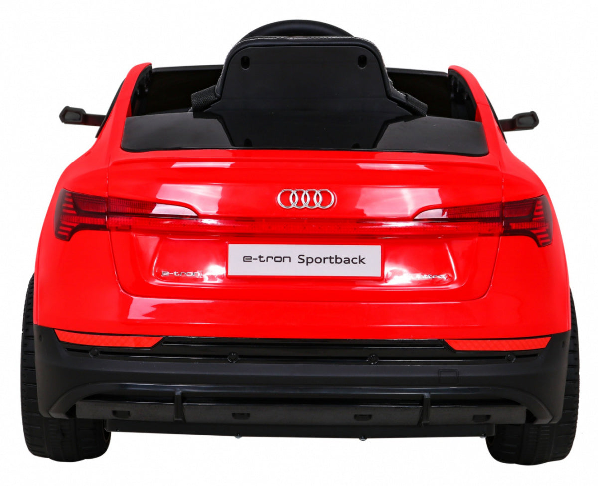 Elektrické autíčko Audi E-Tron Sportback 12 V – červené