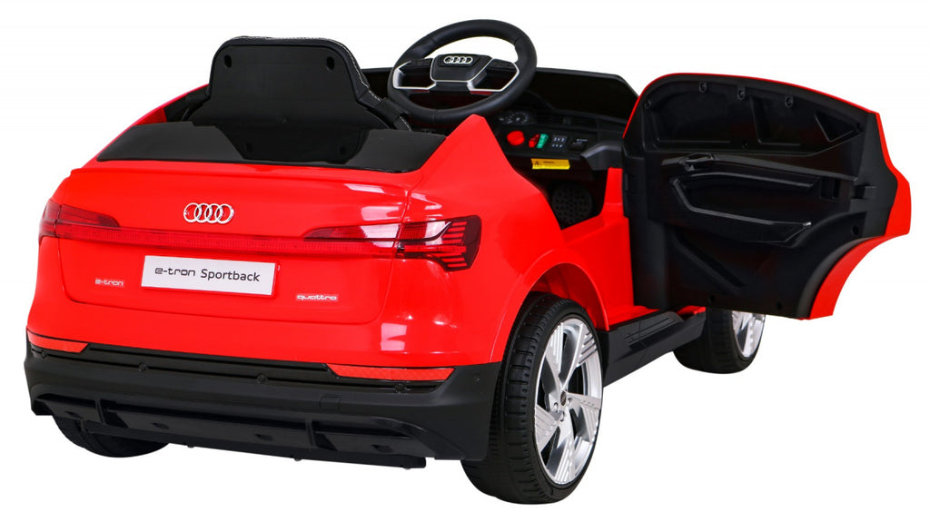 Elektrické autíčko Audi E-Tron Sportback 12 V – červené