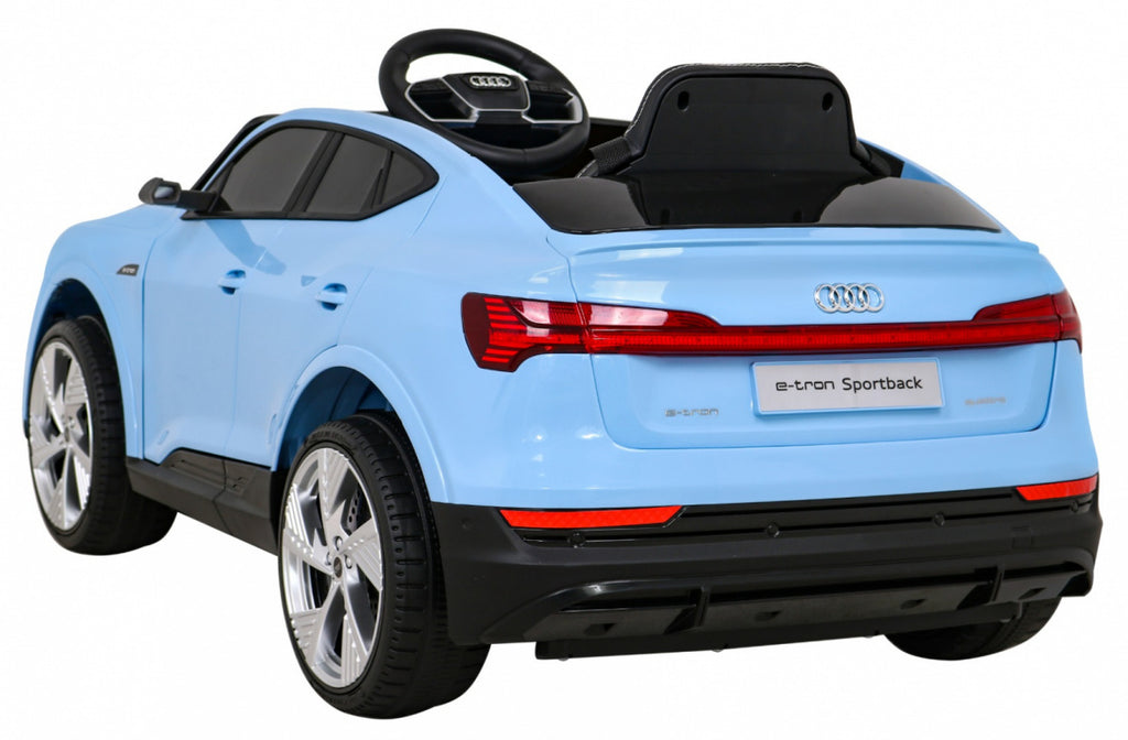 Elektrické autíčko Audi E-Tron Sportback 12 V – modré