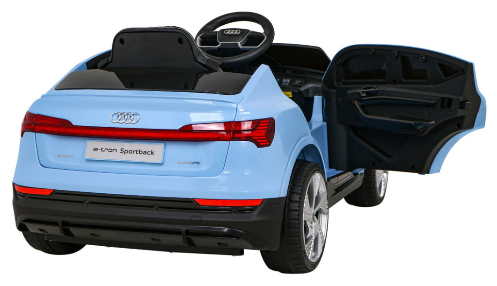 Elektrické autíčko Audi E-Tron Sportback 12 V – modré