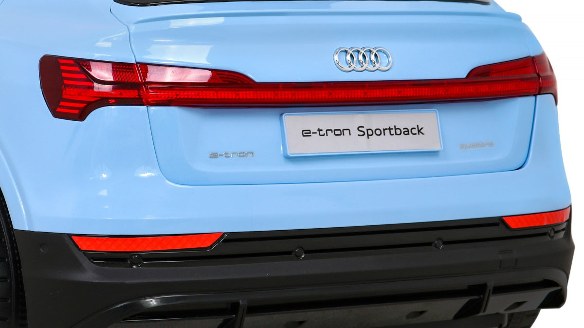 Elektrické autíčko Audi E-Tron Sportback 12 V – modré