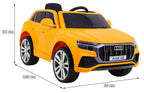 Elektrické autíčko Audi Q8 LIFT 12 V – žlté