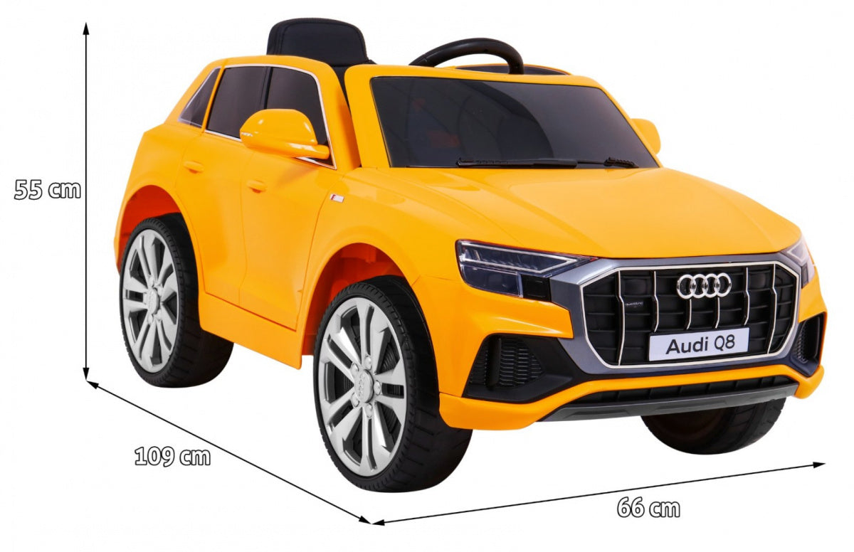 Elektrické autíčko Audi Q8 LIFT 12 V – žlté