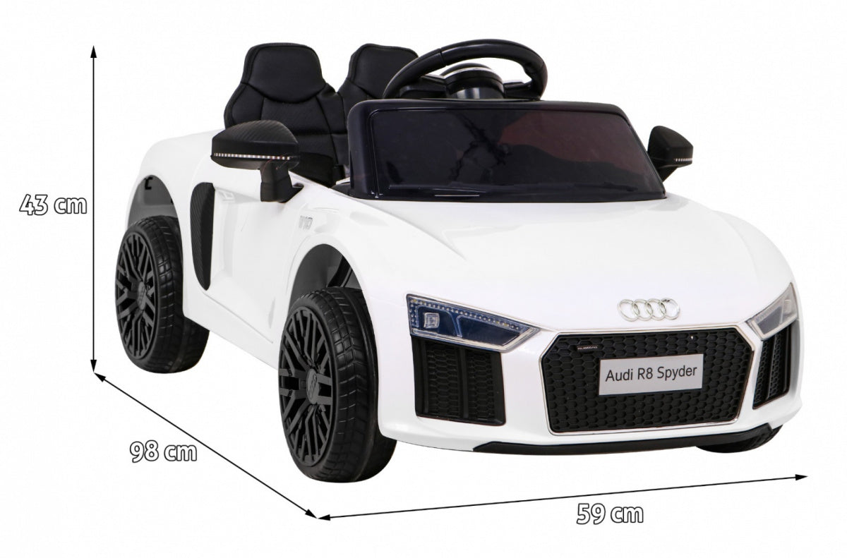 Elektrické autíčko Audi R8 HL1818 – biele