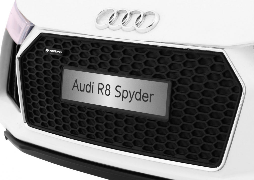 Elektrické autíčko Audi R8 Spyder – biele