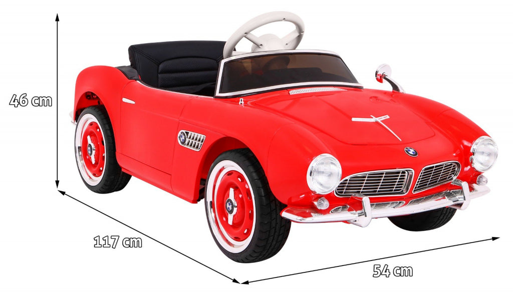 Elektrické autíčko BMW 507 Retro červená