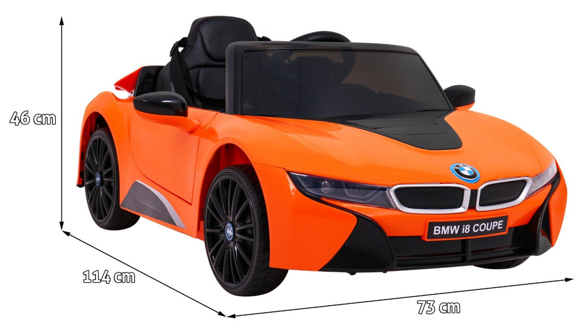 Elektrické autíčko BMW I8 LIFT oranžová