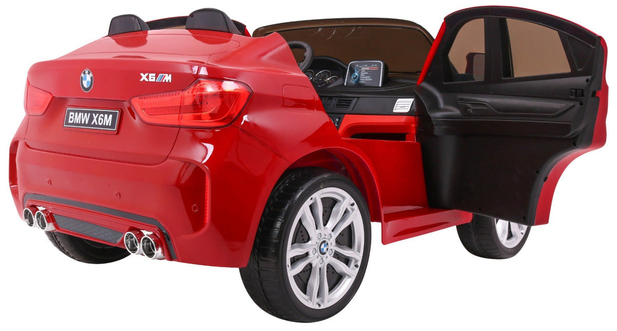 Elektrické autíčko BMW X6M XXL lakované červená