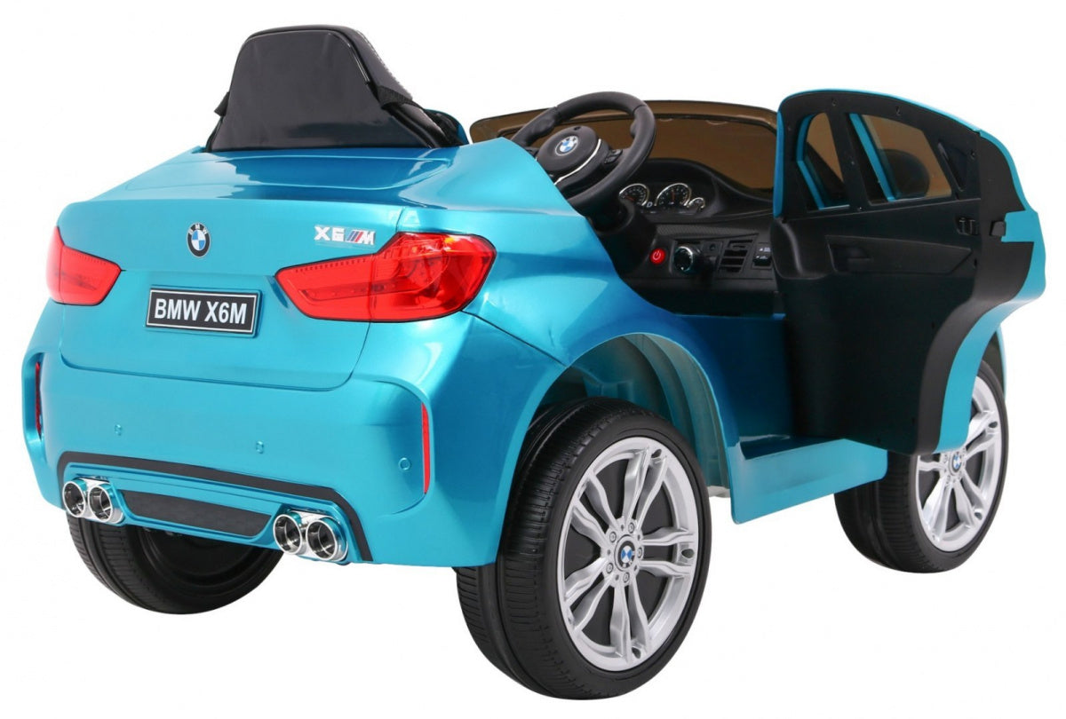 Elektrické autíčko BMW X6M lakované modrá
