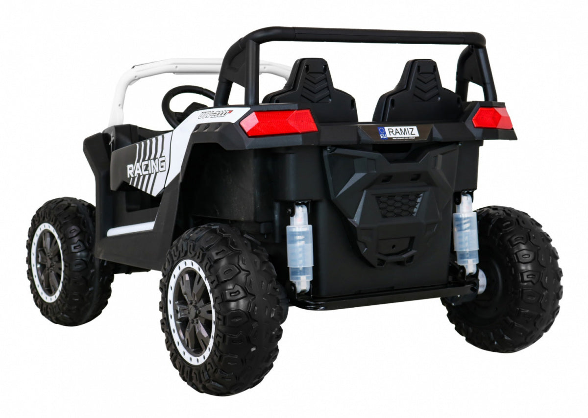 Vehicle Buggy ATV Racing 4x4 White