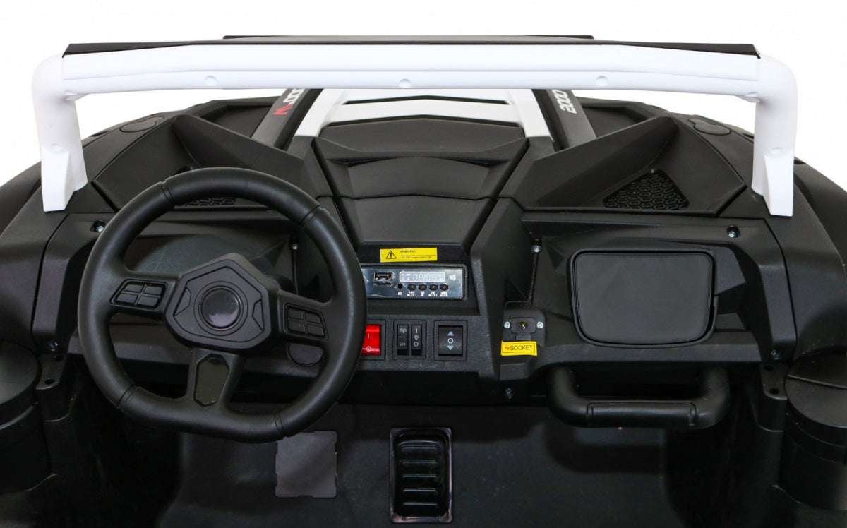 Elektrická buggy ATV Racing 4×4 24 V – biela