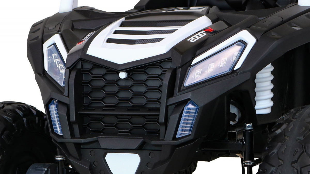 Elektrická buggy ATV Racing 4×4 24 V – biela