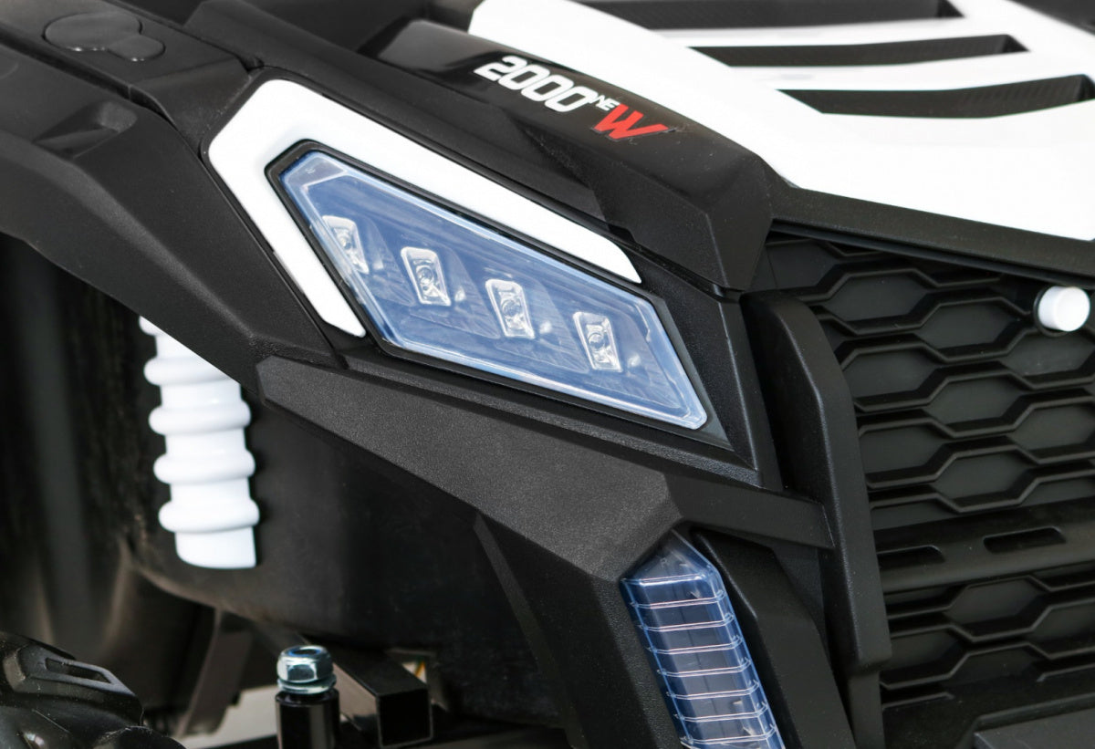 Elektrická buggy ATV Racing 4×4 24 V – biela