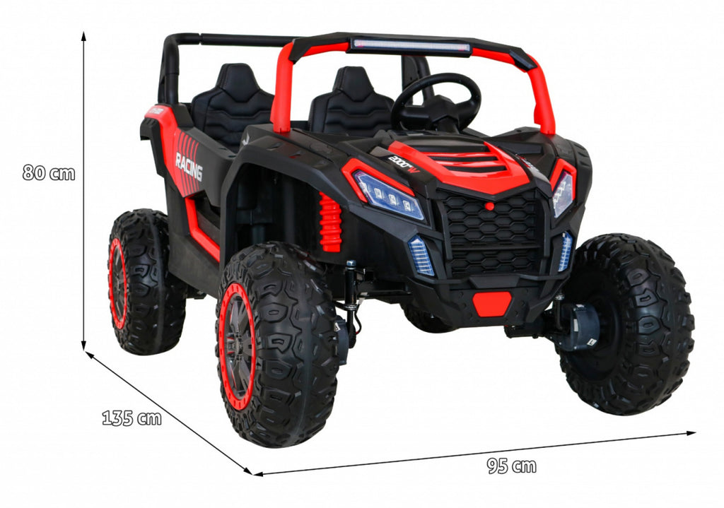 Vehicle Buggy ATV Racing 4x4 Red
