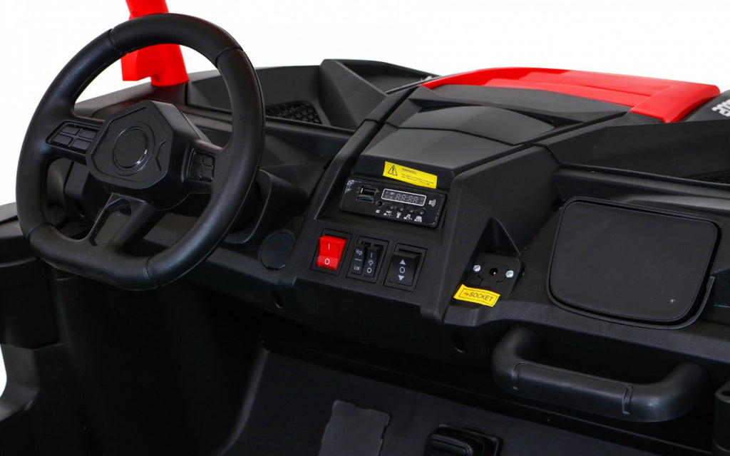 Elektrická buggy ATV Racing 4×4 24 V – červená