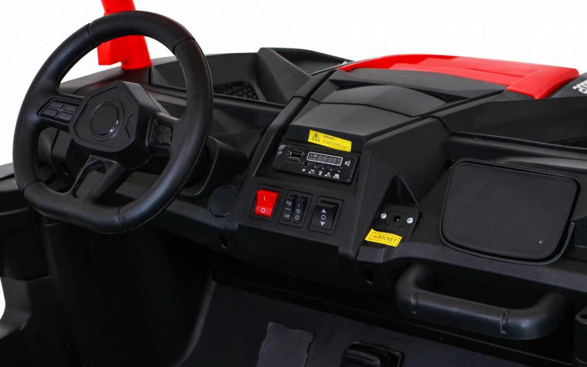 Elektrická buggy ATV Racing 4×4 24 V – červená