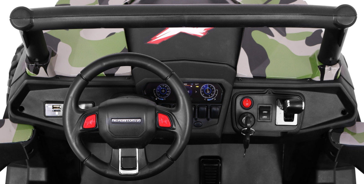 Elektrická buggy SuperStar 4×4 – maskáčová