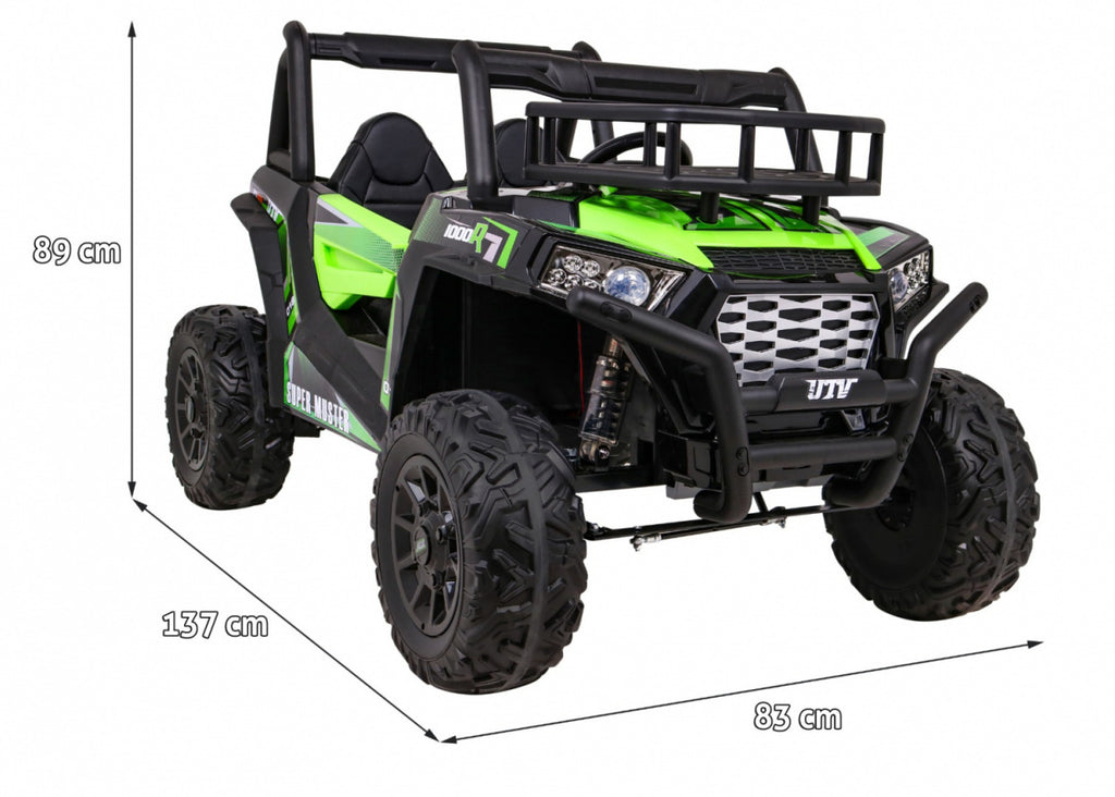 Elektrická buggy UTV zelená