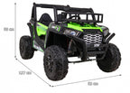 Elektrická buggy UTV zelená