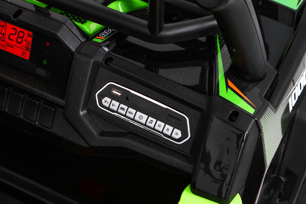 Elektrická buggy UTV zelená