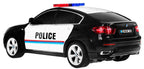 1:24 R/C Licensed police car Bmw X 6 Black Police