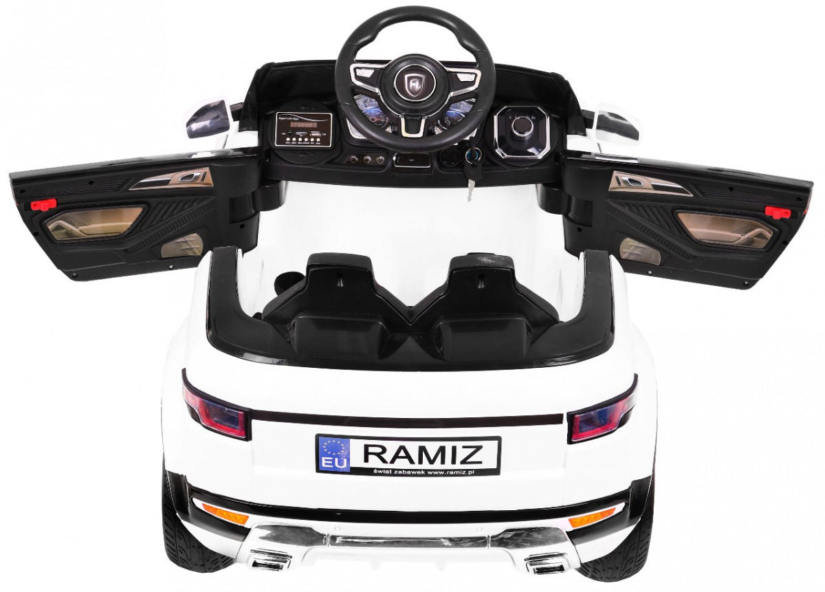 Elektrické autíčko Rapid Racer biela