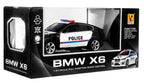 1:24 R/C Licensed police car Bmw X 6 Black Police