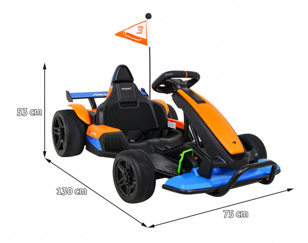 Vehicle Go-kart McLaren Drift Orange