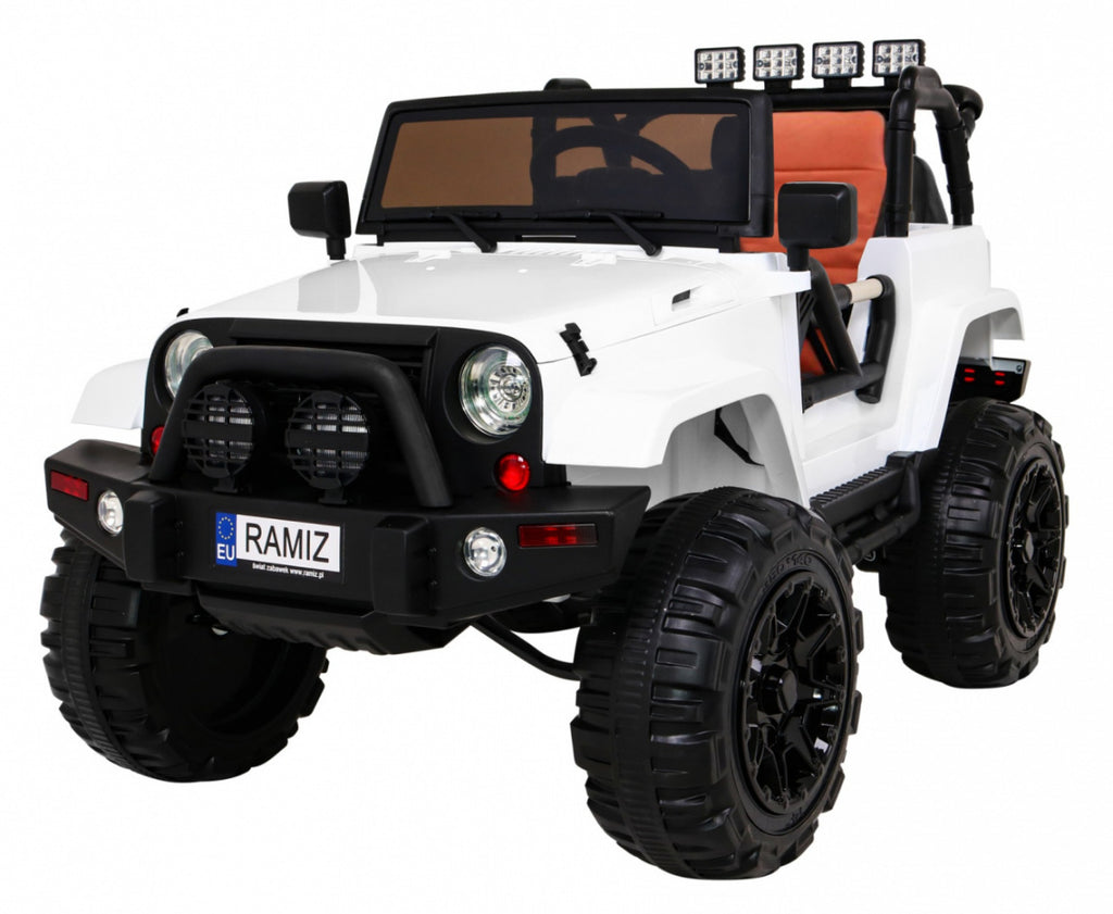 Elektrické autíčko Jeep All Terrain biela