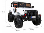 Elektrické autíčko Jeep All Terrain biela