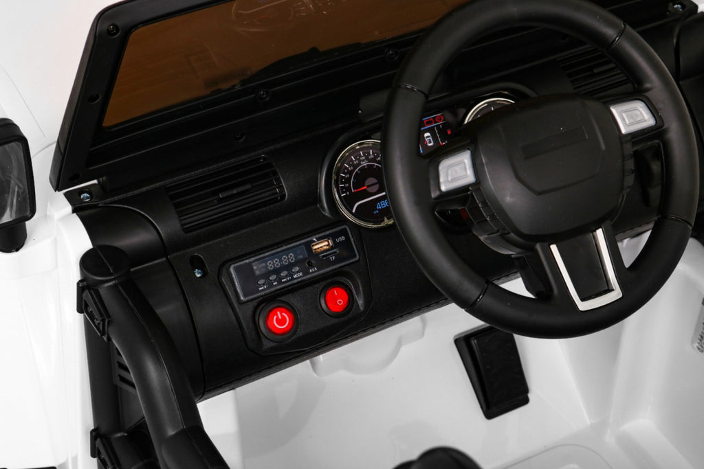 Elektrické autíčko Jeep All Terrain biela