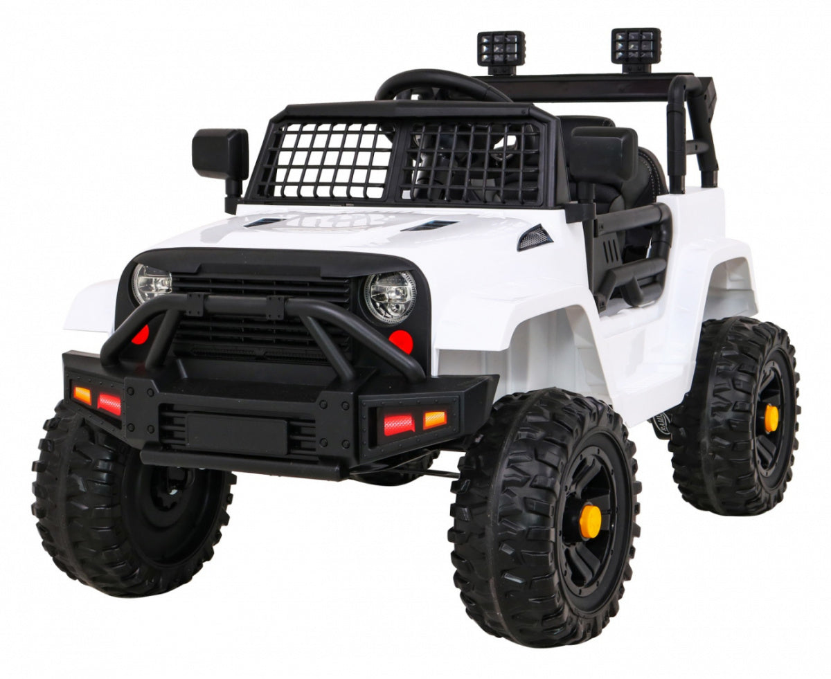 Vehicle Jeep Dark Night White