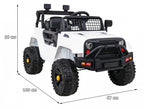 Vehicle Jeep Dark Night White
