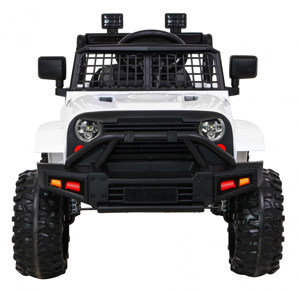 Vehicle Jeep Dark Night White