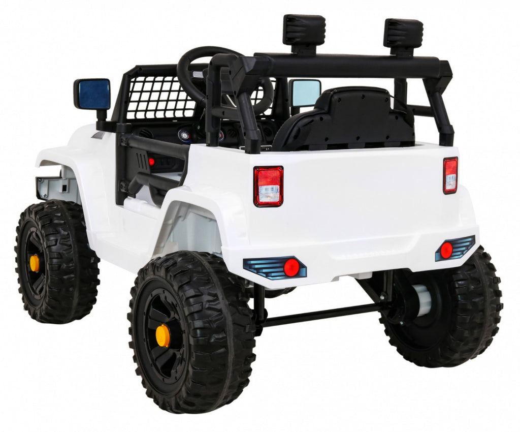 Vehicle Jeep Dark Night White
