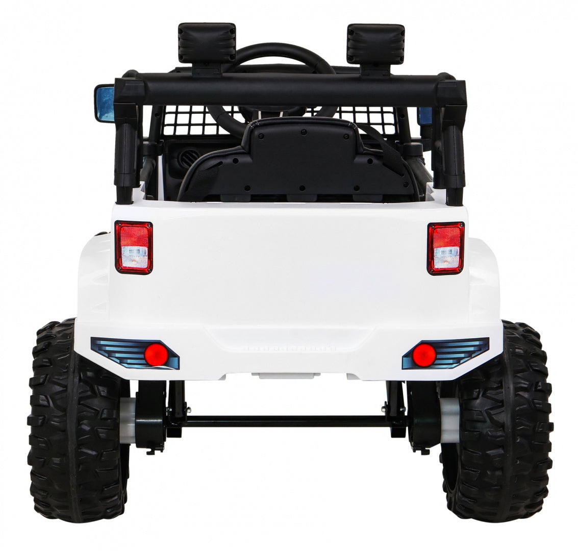 Vehicle Jeep Dark Night White