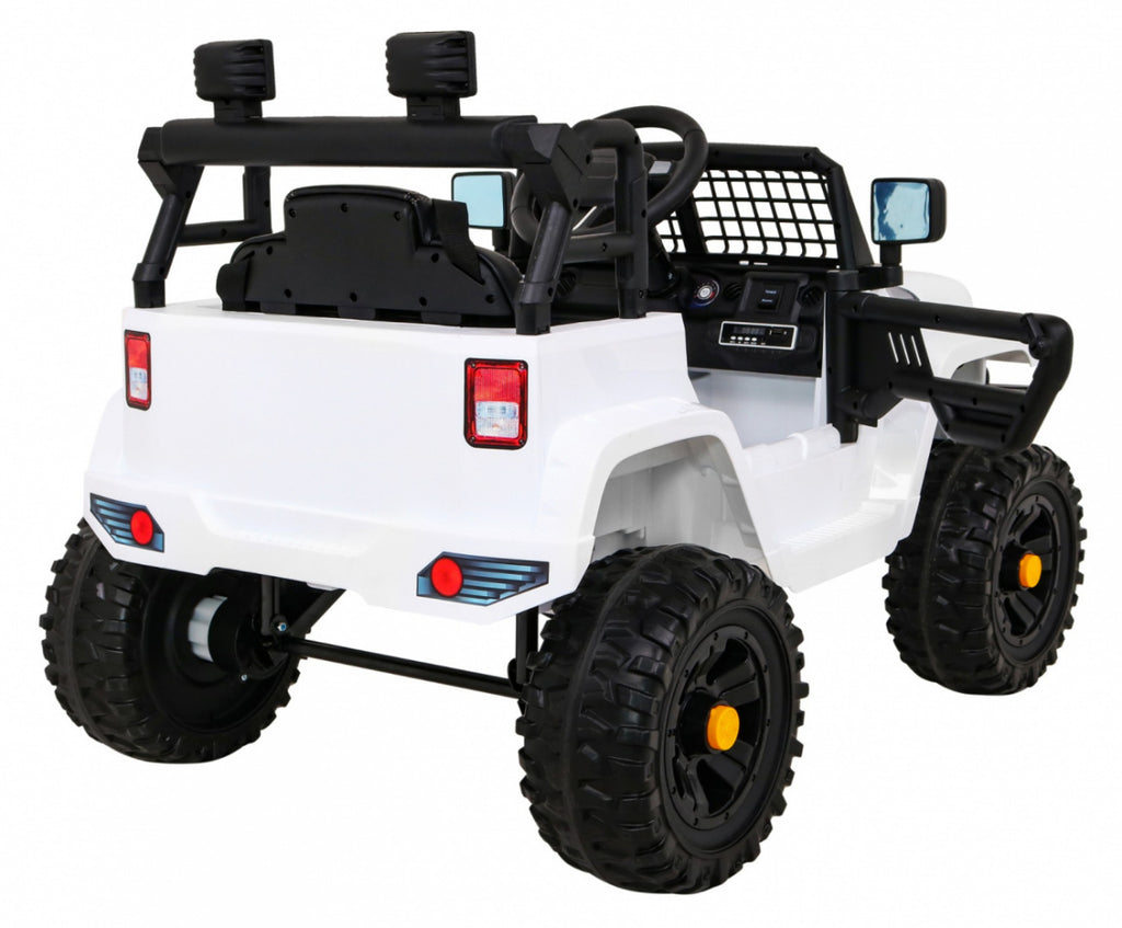 Vehicle Jeep Dark Night White