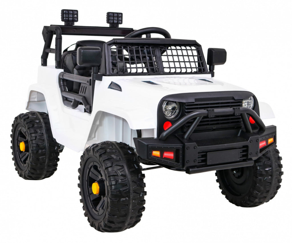 Vehicle Jeep Dark Night White