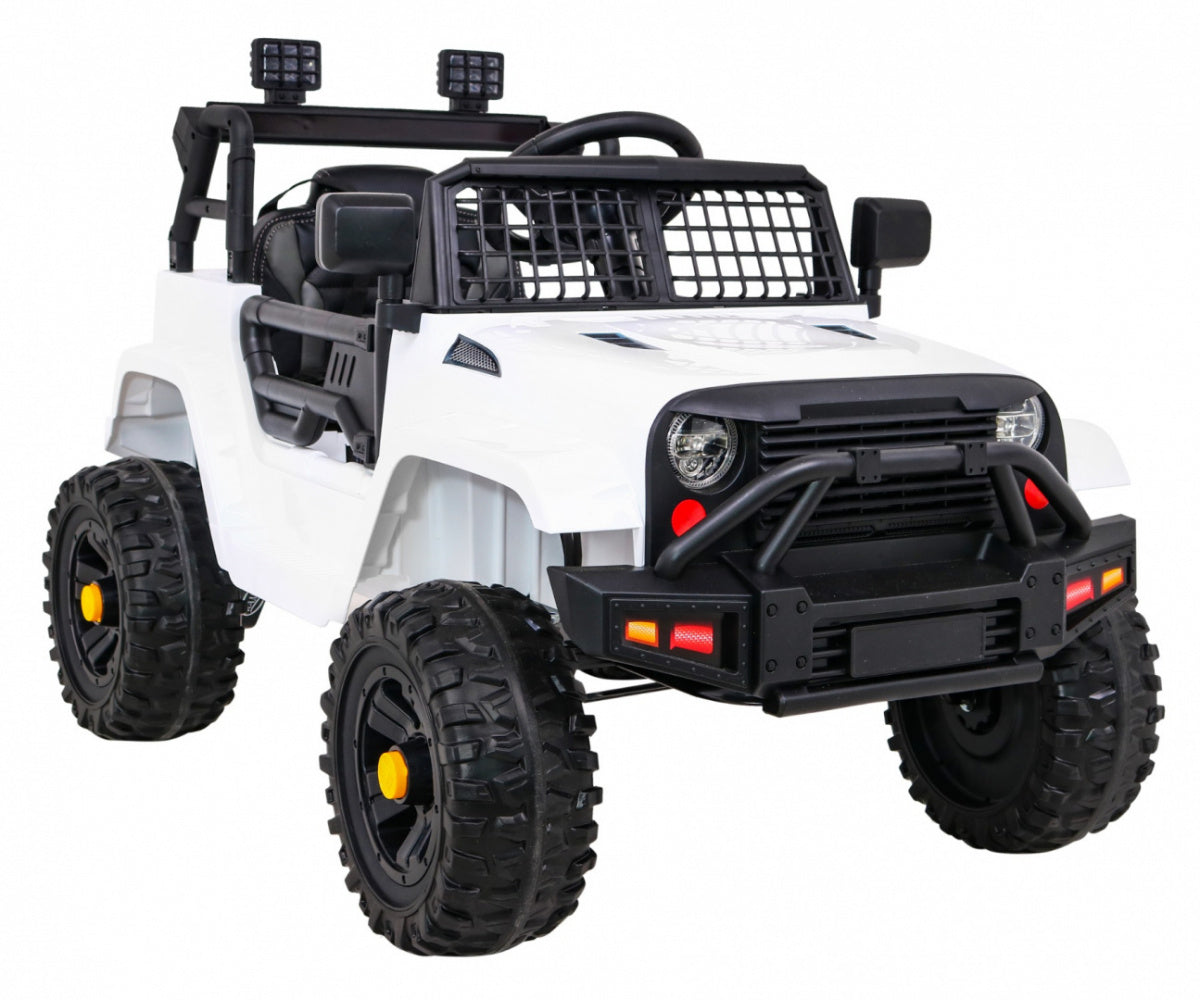 Vehicle Jeep Dark Night White