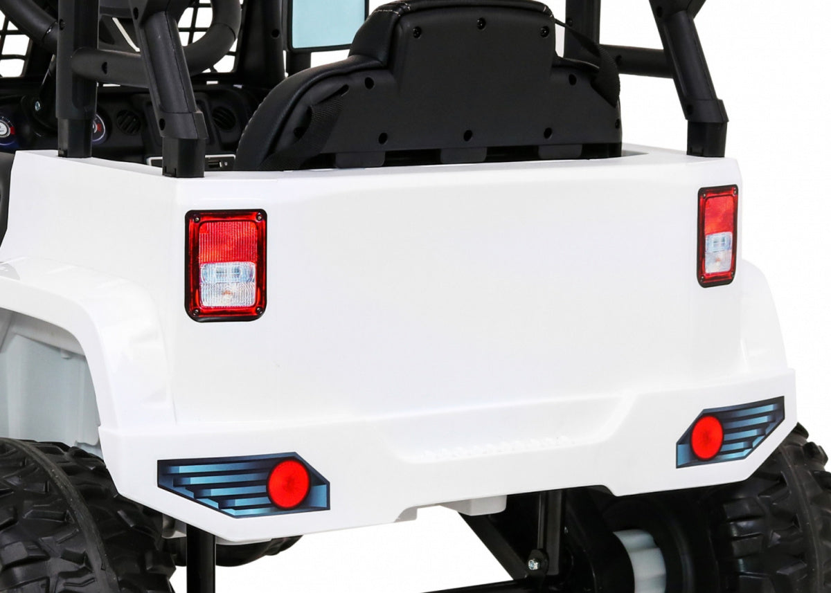 Vehicle Jeep Dark Night White
