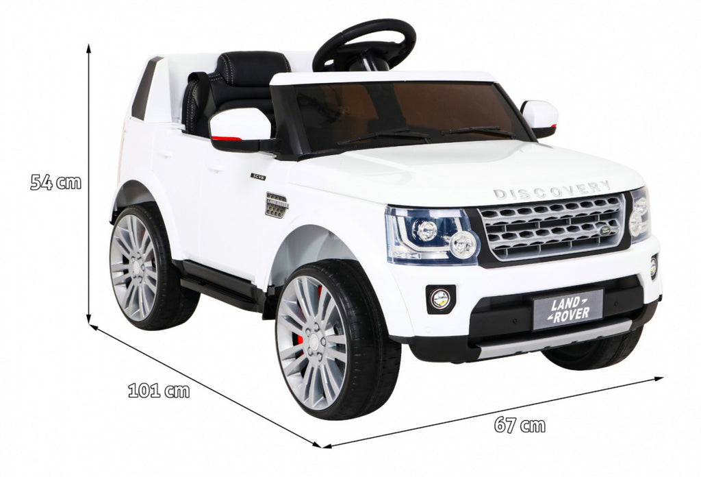 Elektrické autíčko Land Rover Discovery biela